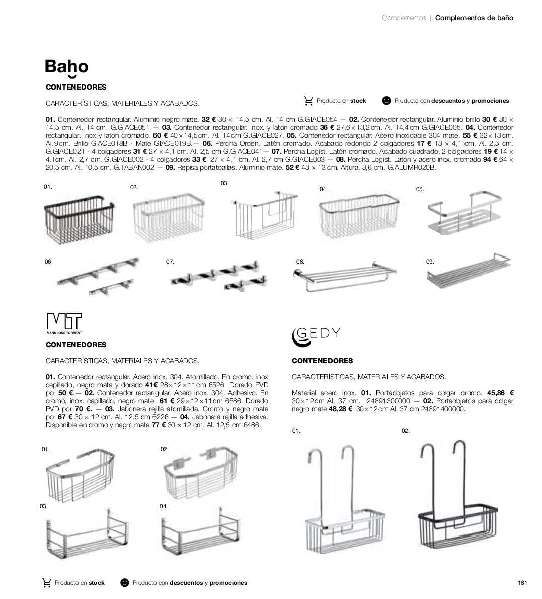 Catálogo baños 2023 - 2024 Gamma. Página 180