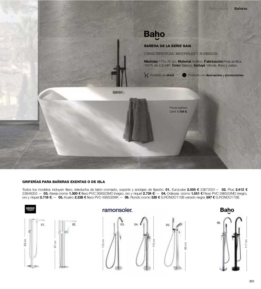 Catálogo baños 2023 - 2024 Gamma. Página 302