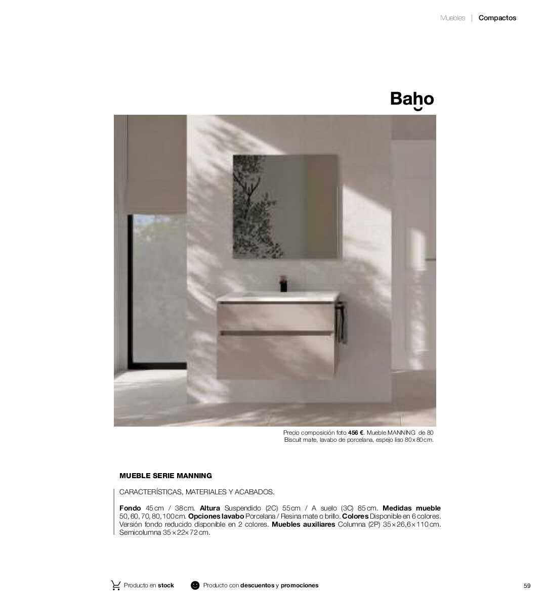 Catálogo baños 2023 - 2024 Gamma. Página 58