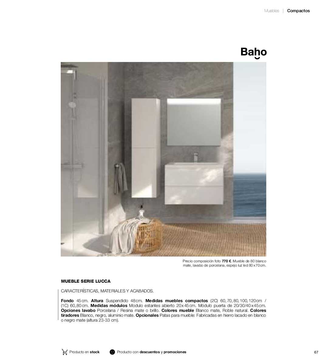 Catálogo baños 2023 - 2024 Gamma. Página 66