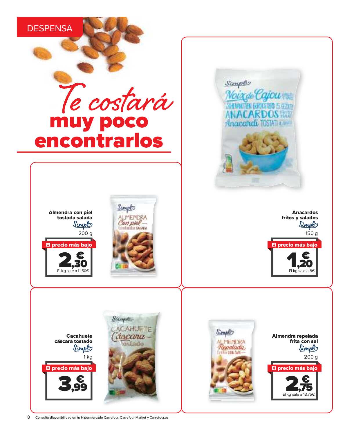 El precio más bajo Carrefour. Página 08