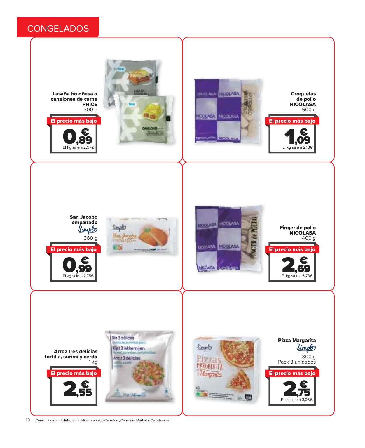 El precio más bajo Carrefour. Página 10