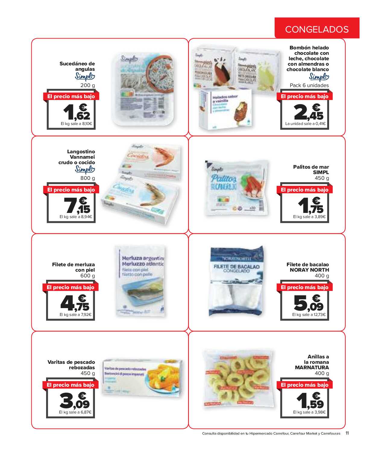 El precio más bajo Carrefour. Página 11