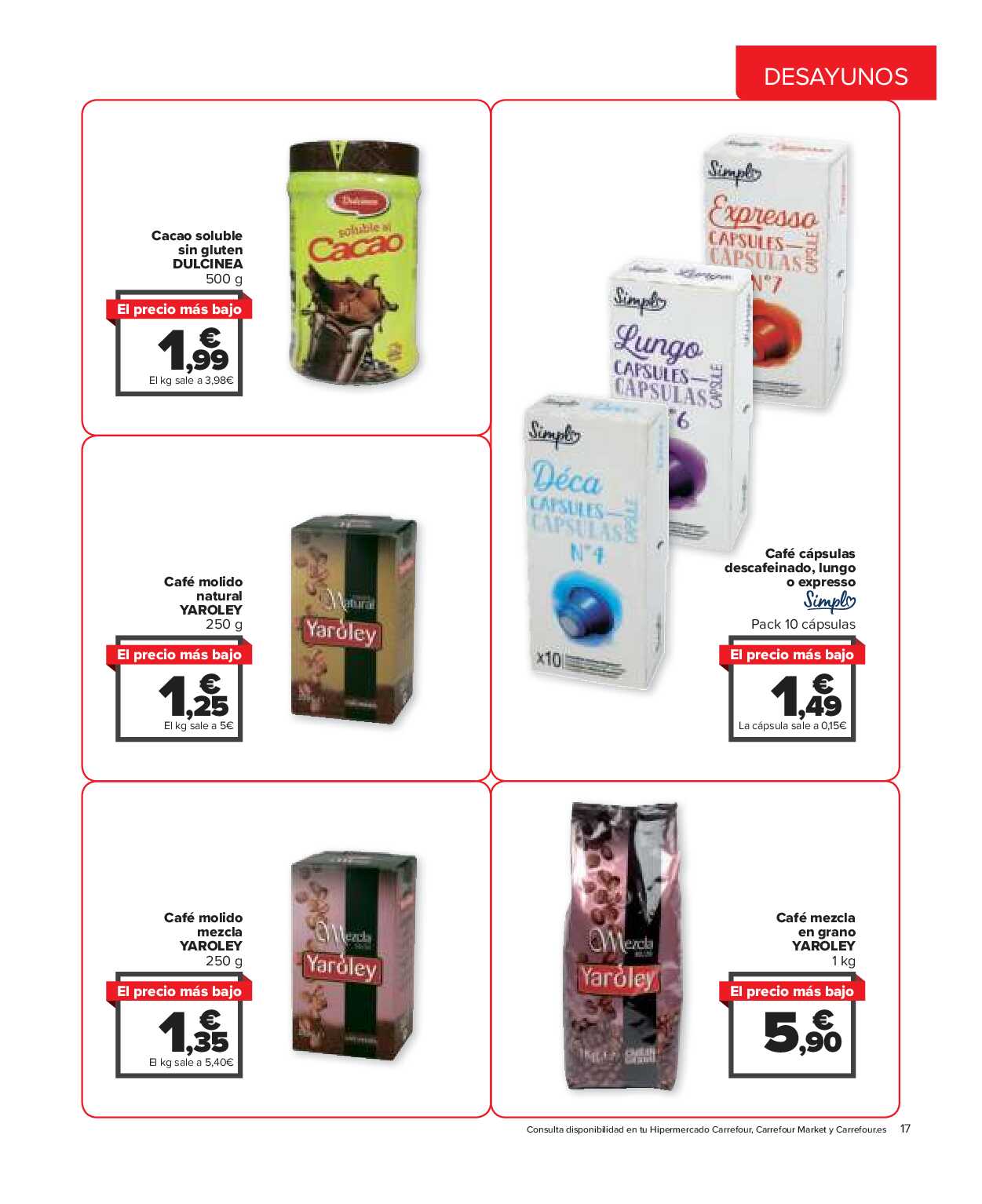 El precio más bajo Carrefour. Página 17