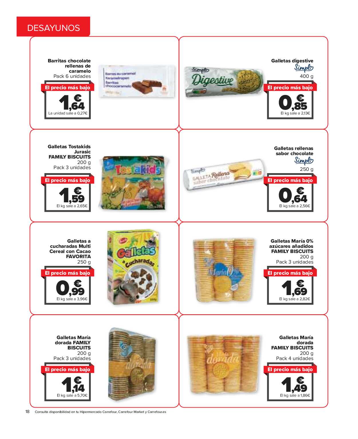 El precio más bajo Carrefour. Página 18