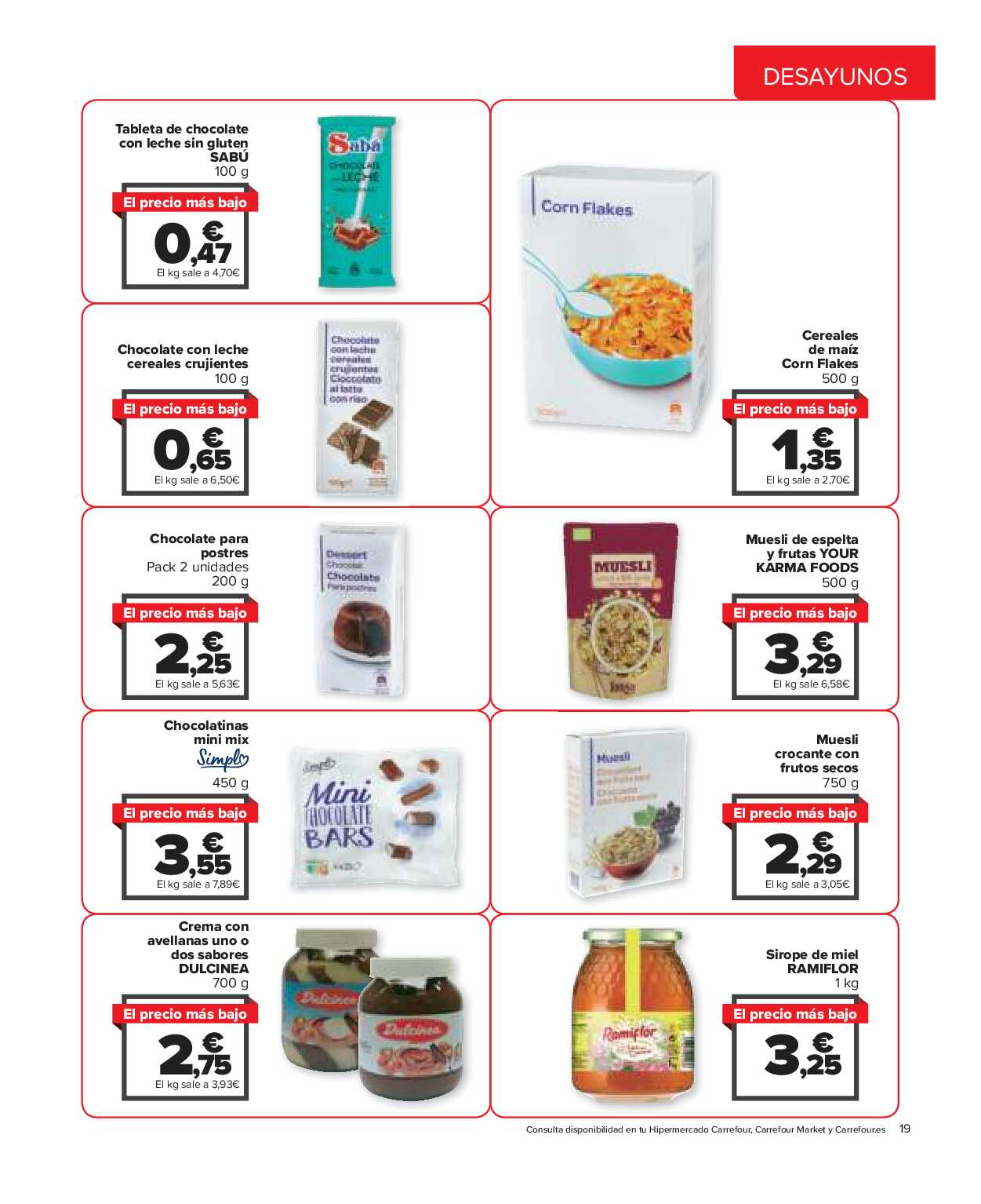 El precio más bajo Carrefour. Página 19