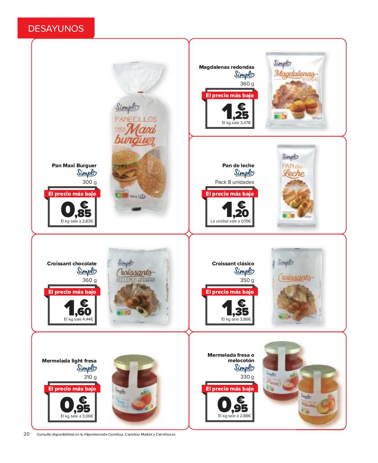El precio más bajo Carrefour. Página 20