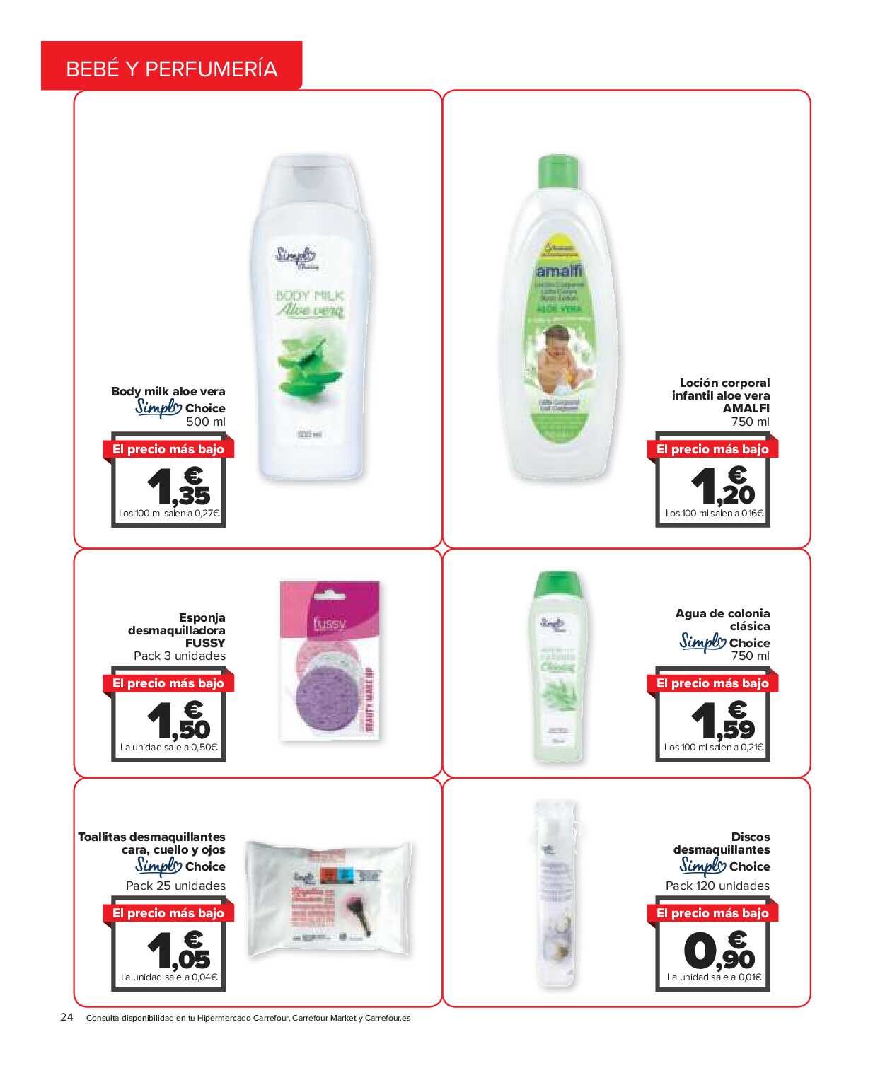 El precio más bajo Carrefour. Página 24
