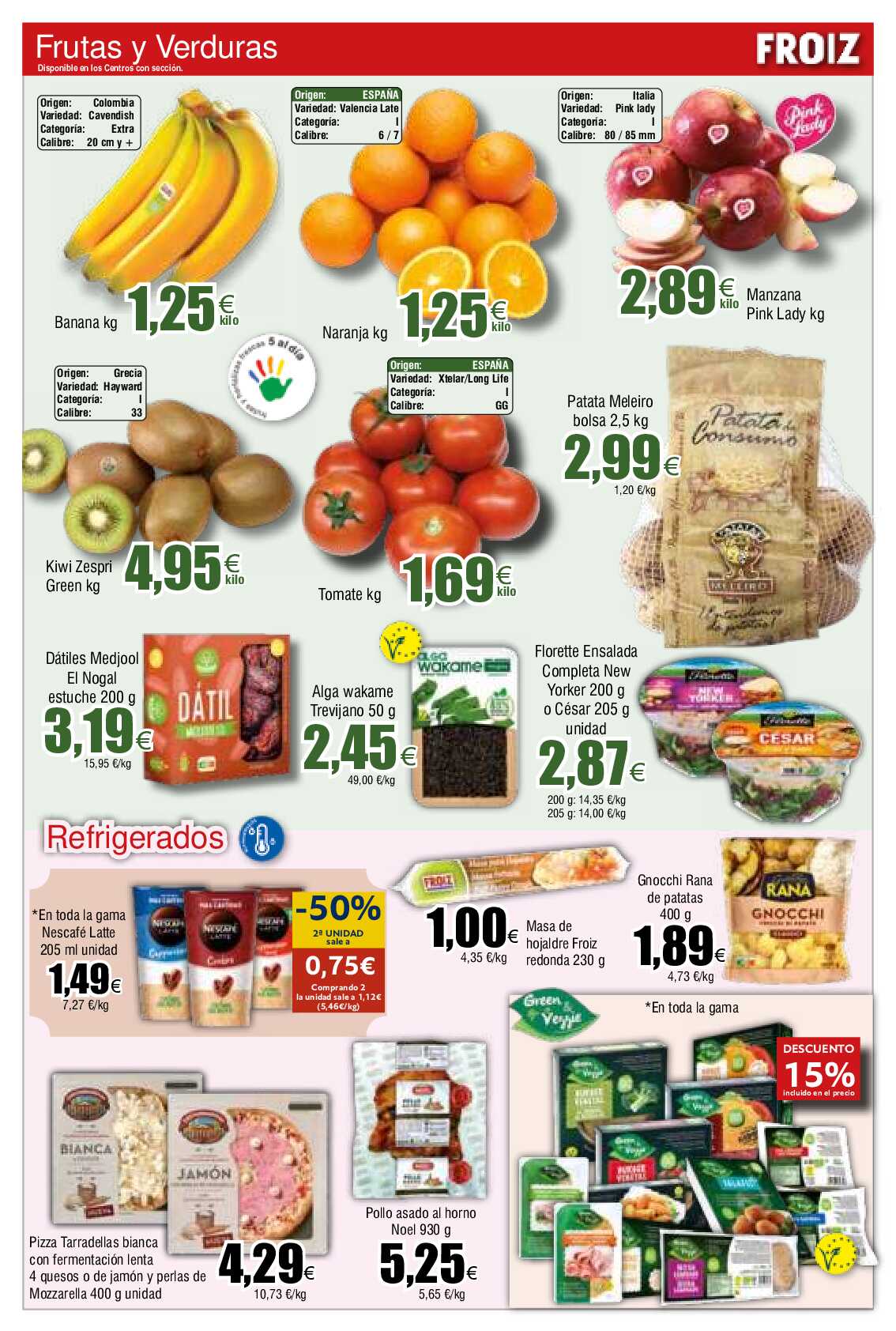 Ofertas supermercado Froiz. Página 02
