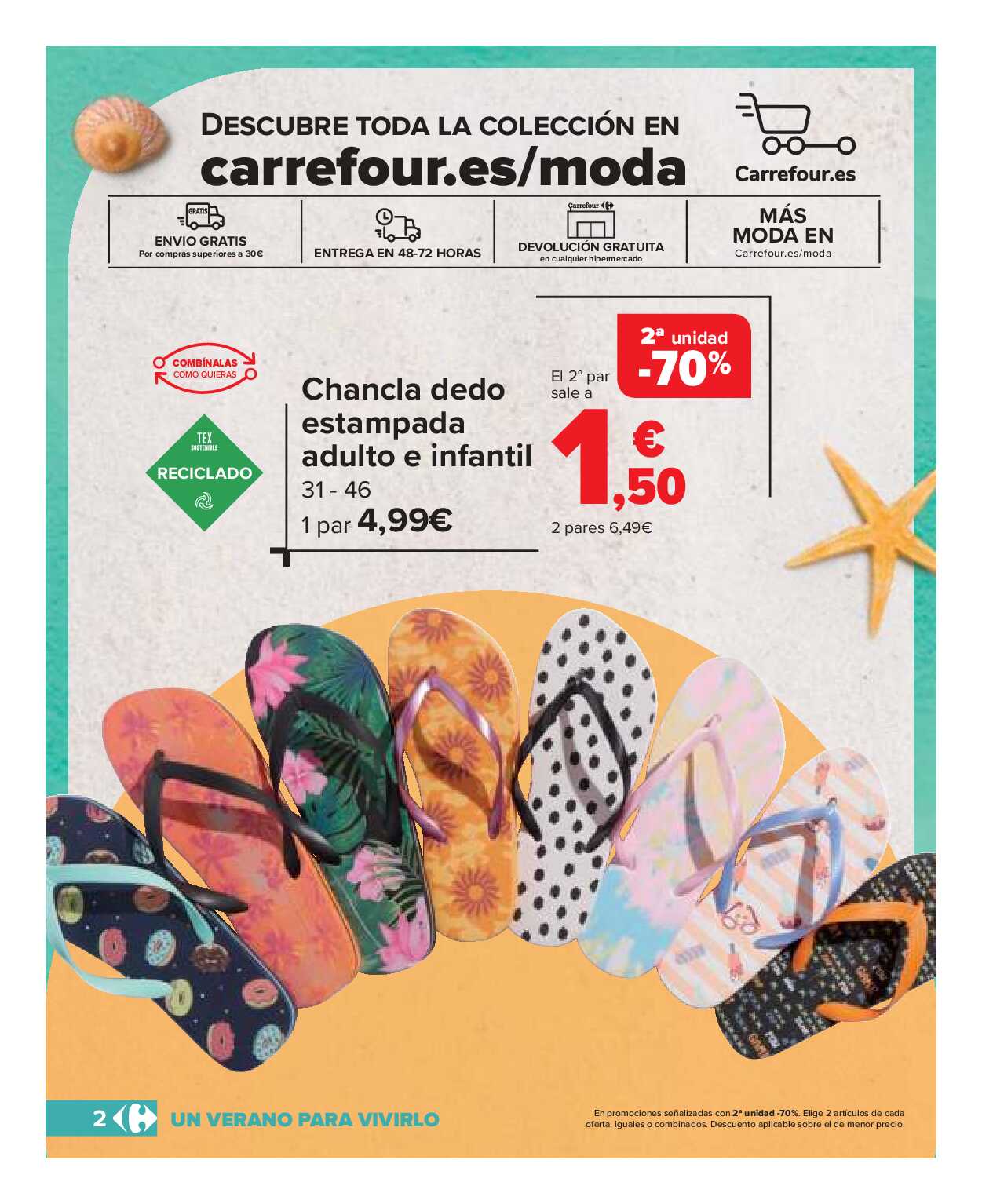 Catálogo de baño: un verano para vivirlo Carrefour. Página 02