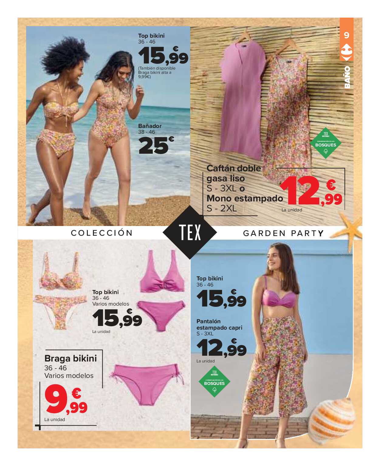 Catálogo de baño: un verano para vivirlo Carrefour. Página 09