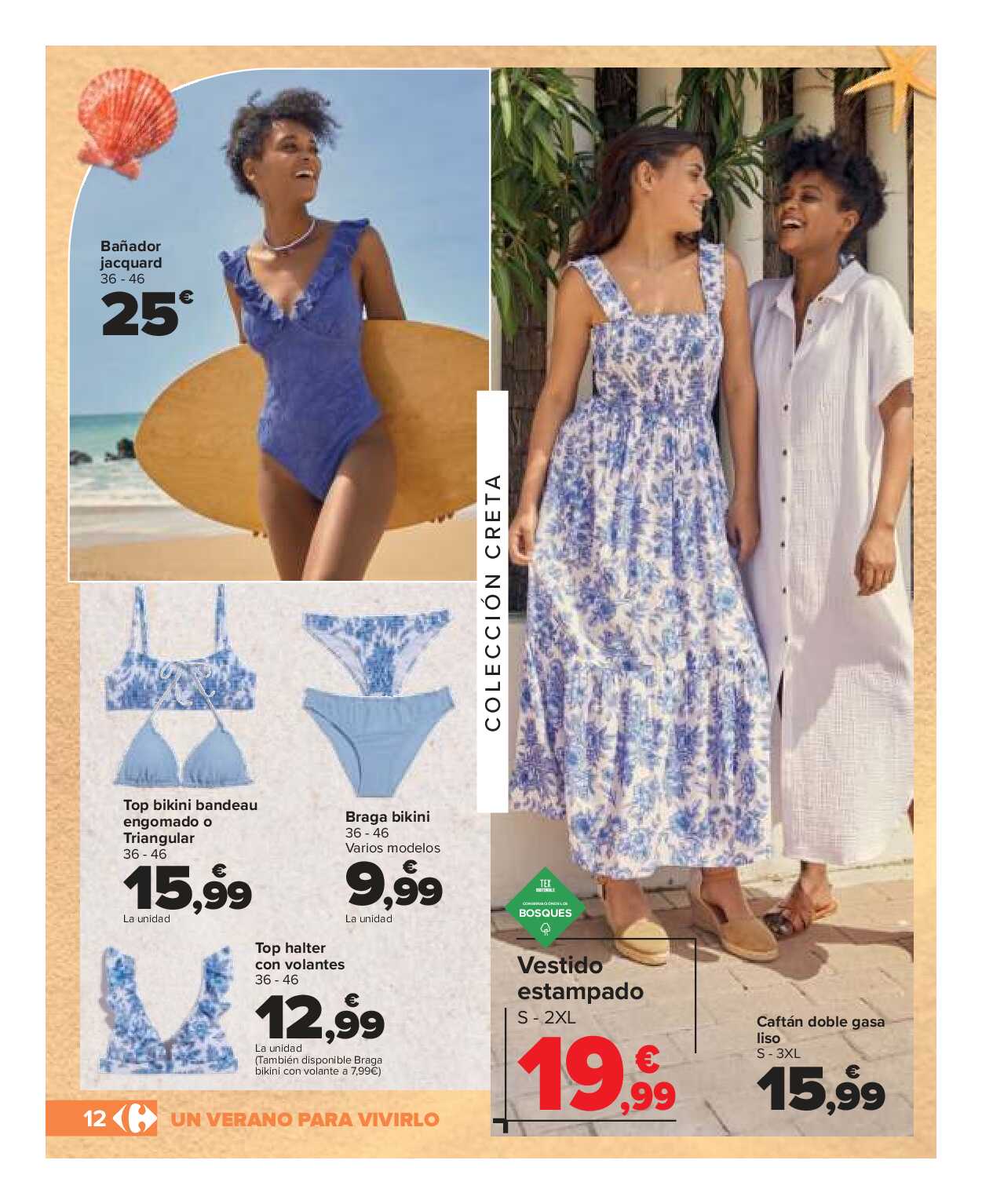 Catálogo de baño: un verano para vivirlo Carrefour. Página 12
