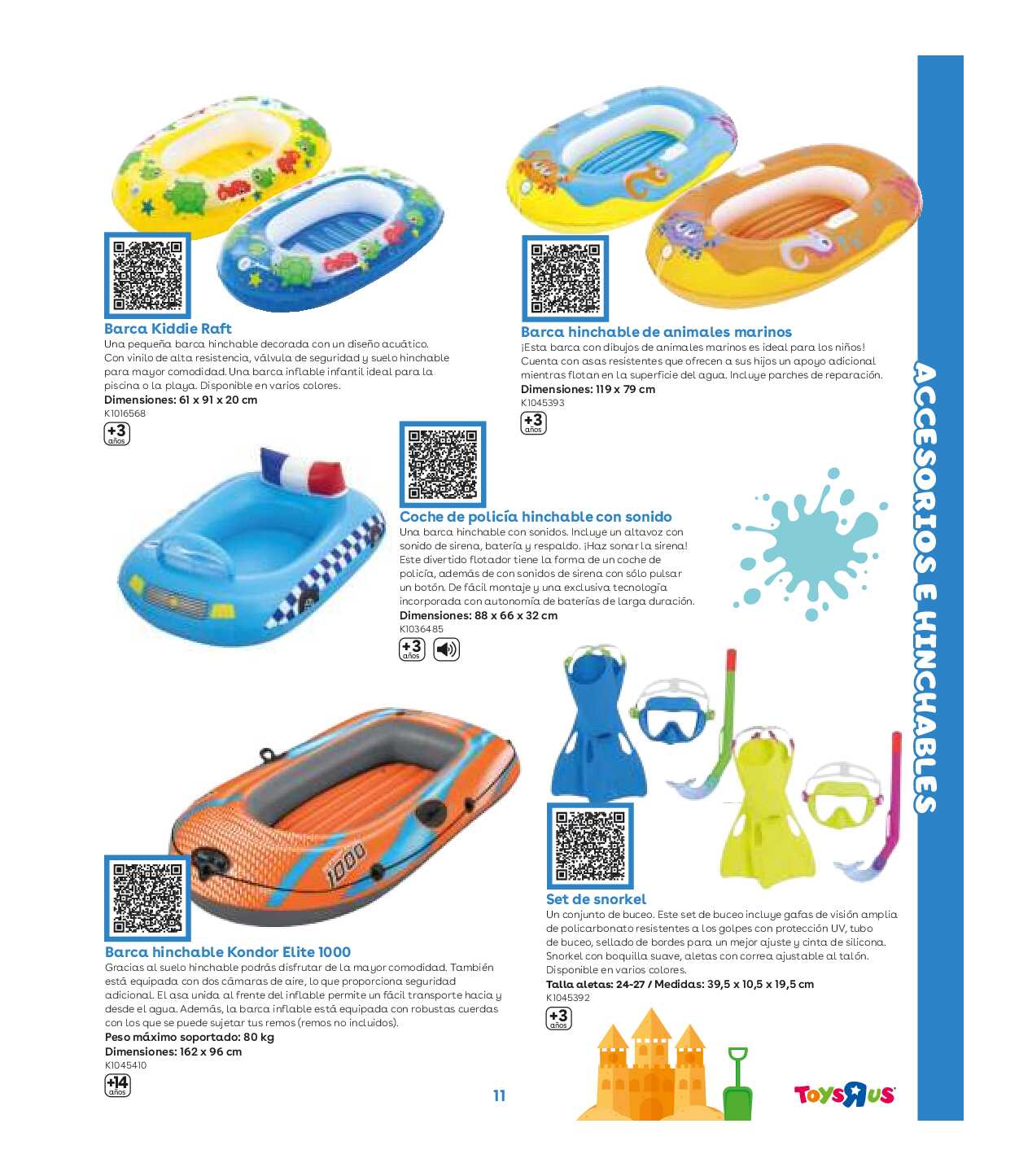Catálogo de piscinas Toys R Us. Página 11