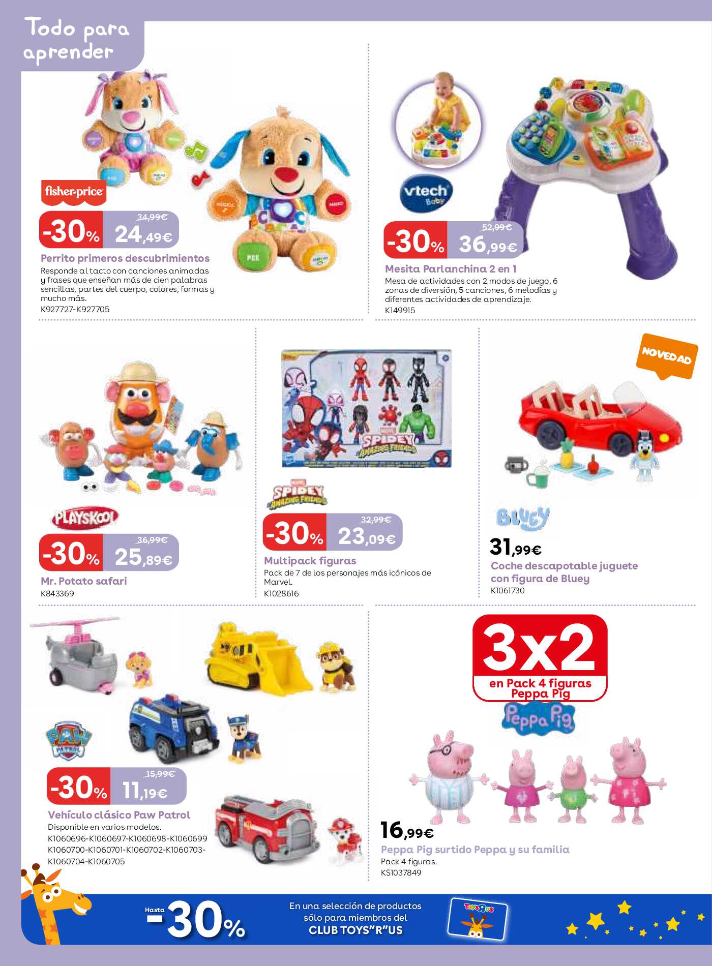 Esenciales para tu bebé Toys R Us. Página 08