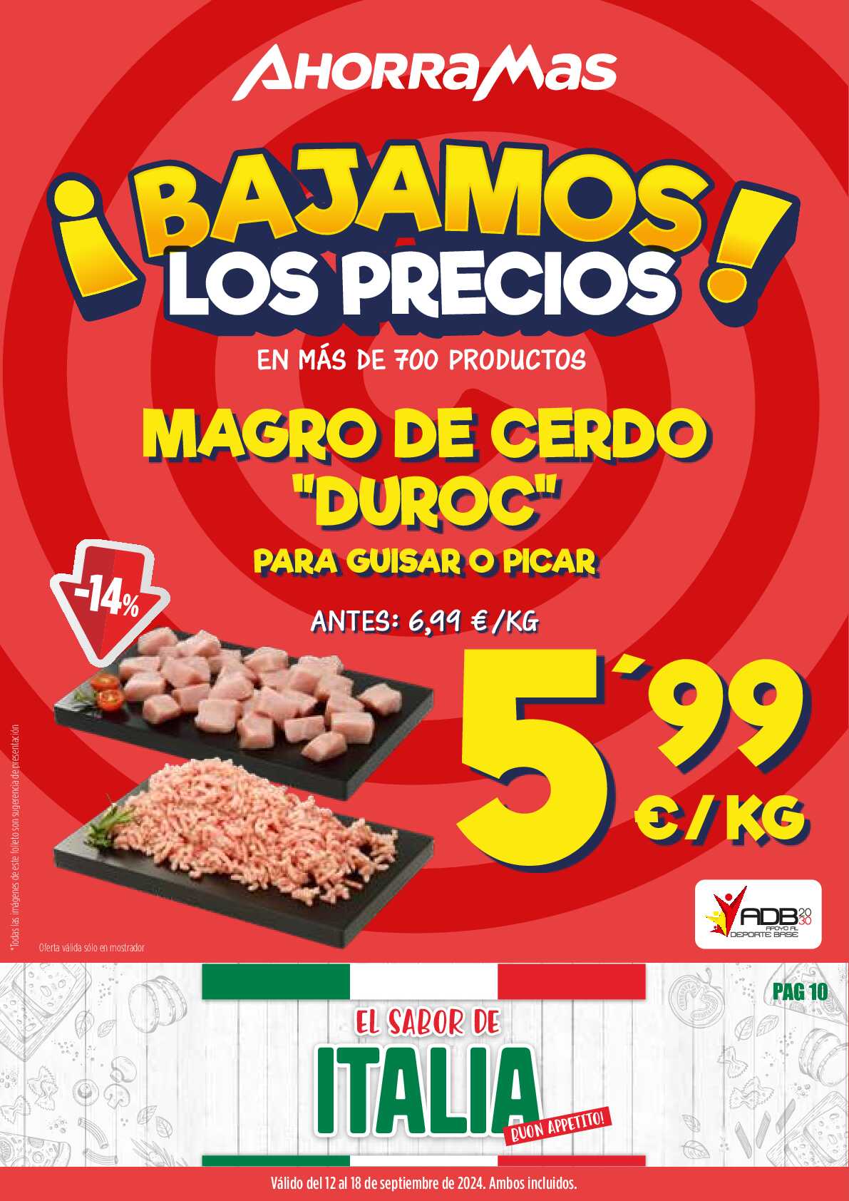 Bajamos los precios Ahorramas. Página 01