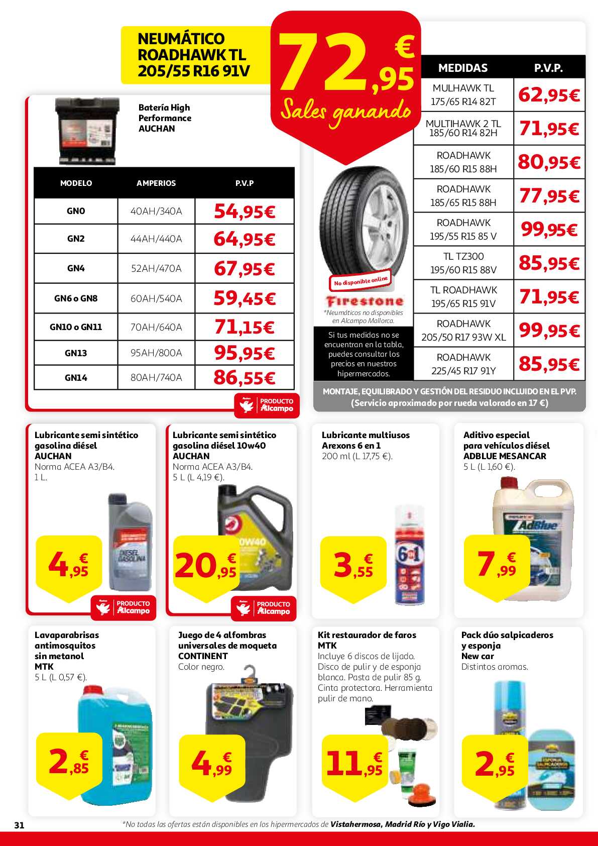 Saborea el verano al mejor precio Alcampo. Página 31