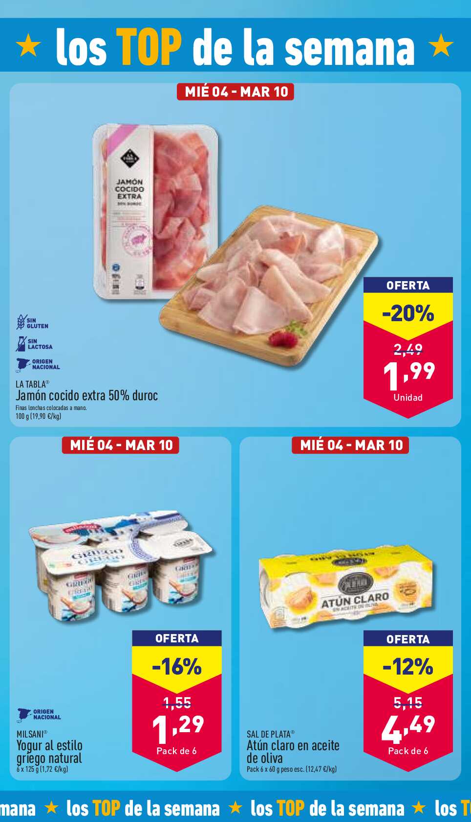 Folleto semanal Aldi. Página 02