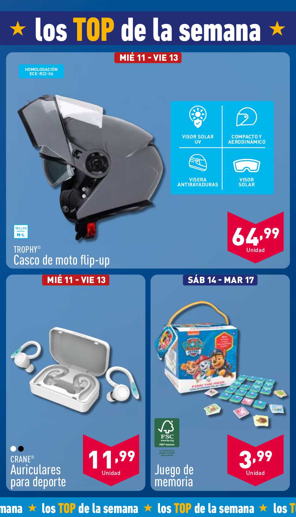 Folleto semanal Aldi. Página 03