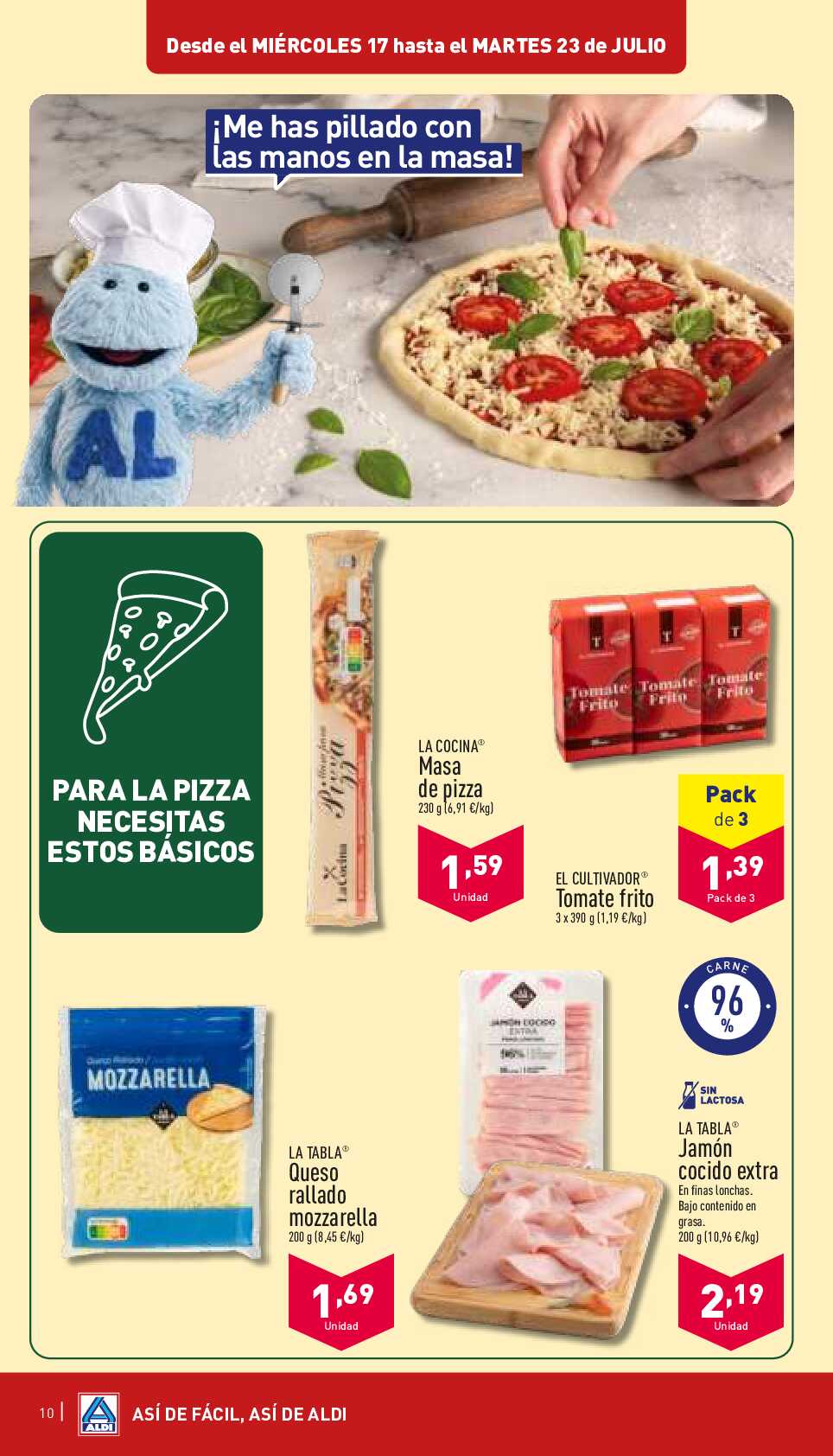 Folleto semanal Aldi. Página 10