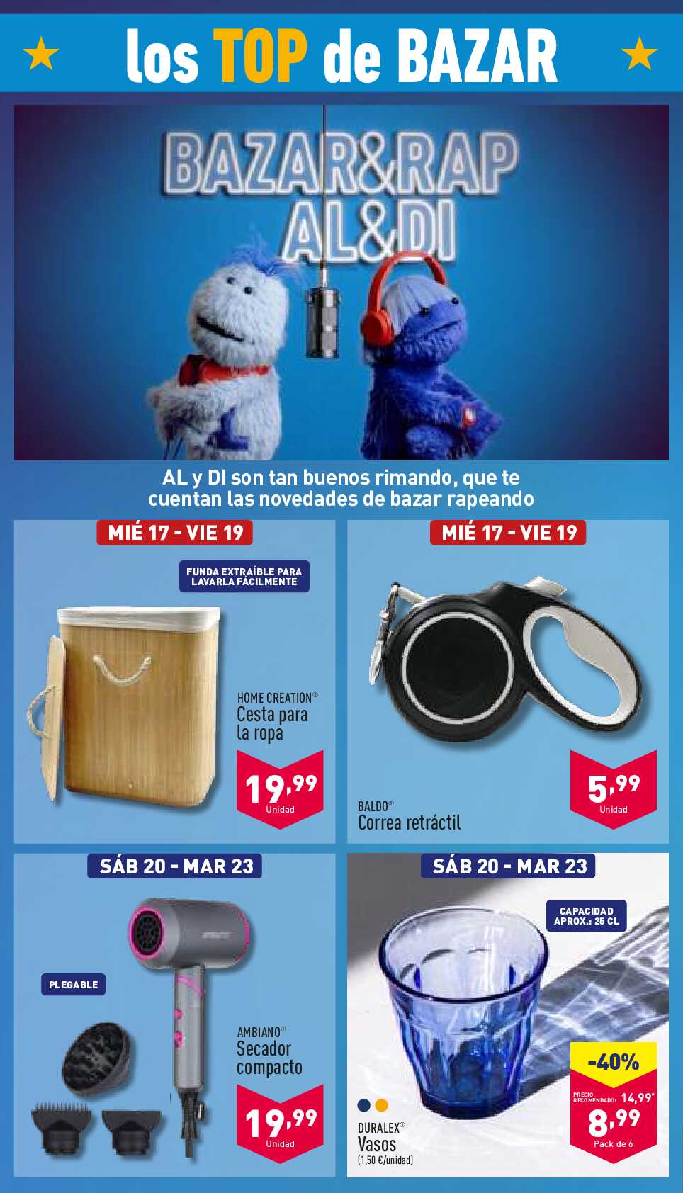 Folleto semanal Aldi. Página 14