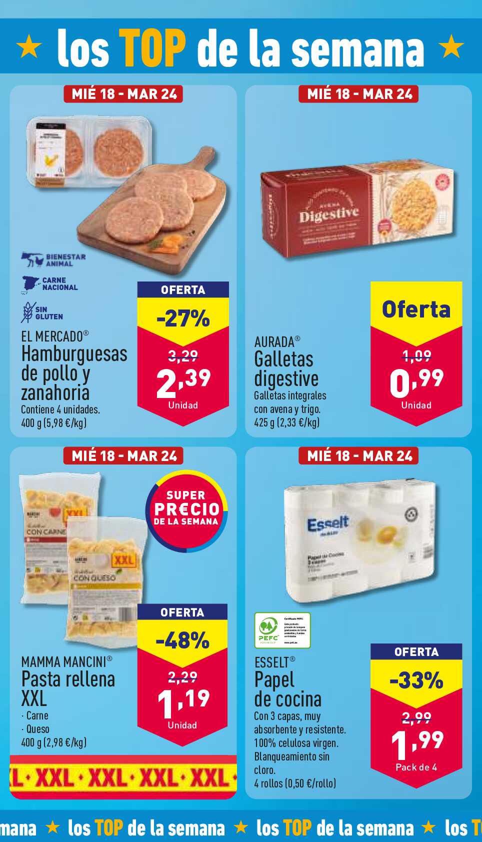 Folleto semanal Aldi. Página 02