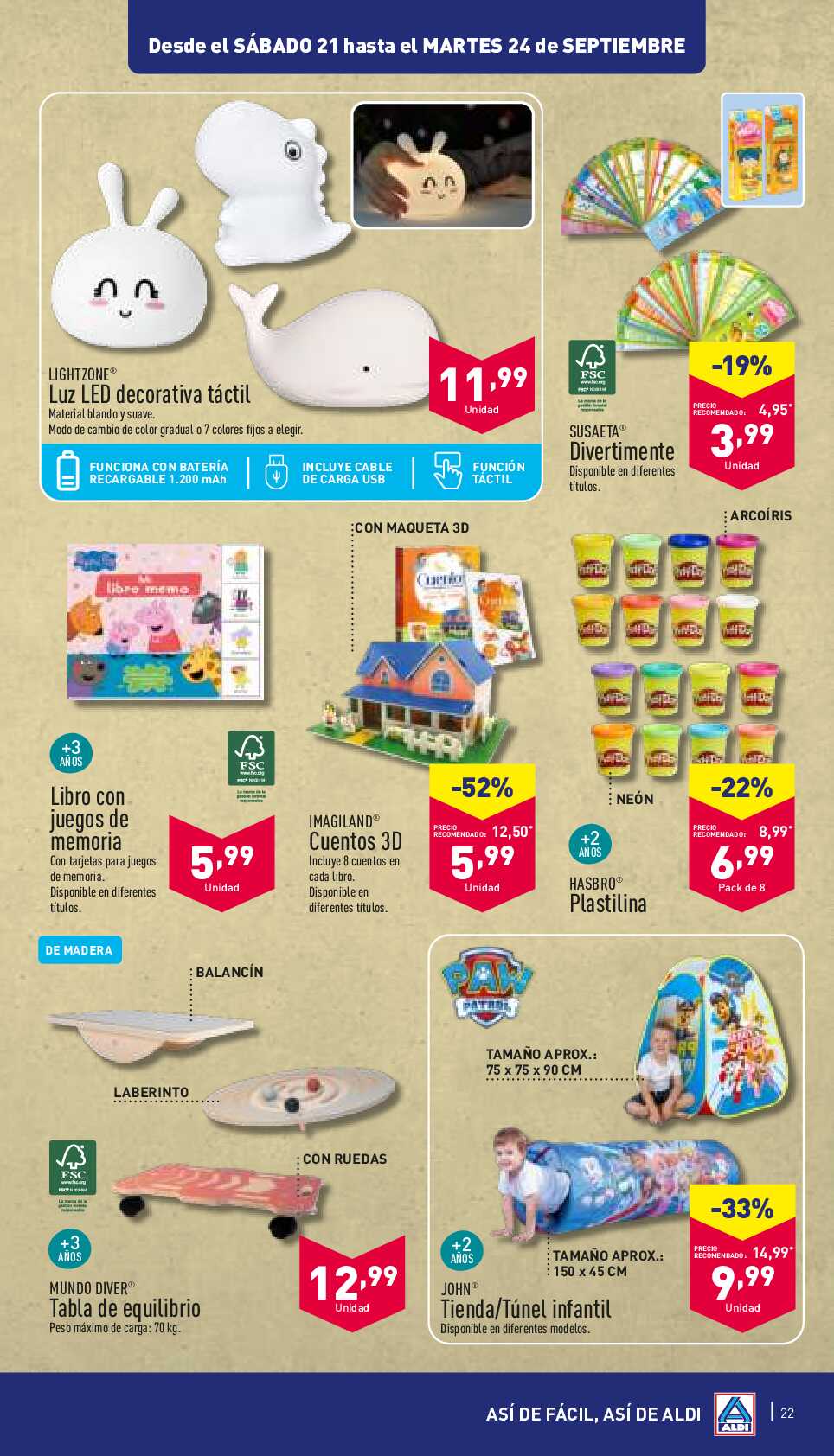 Folleto semanal Aldi. Página 22