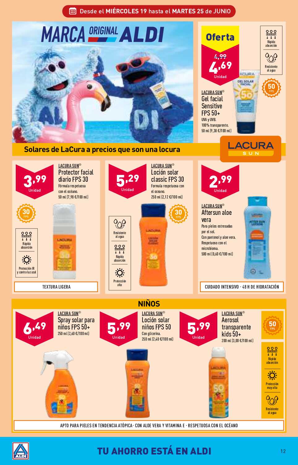 Folleto semanal Aldi. Página 12