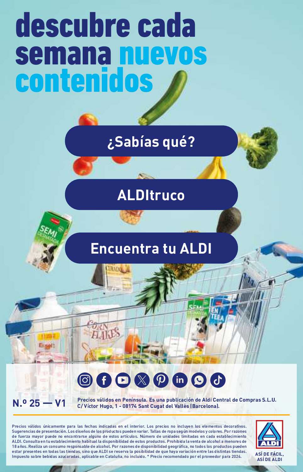 Folleto semanal Aldi. Página 26