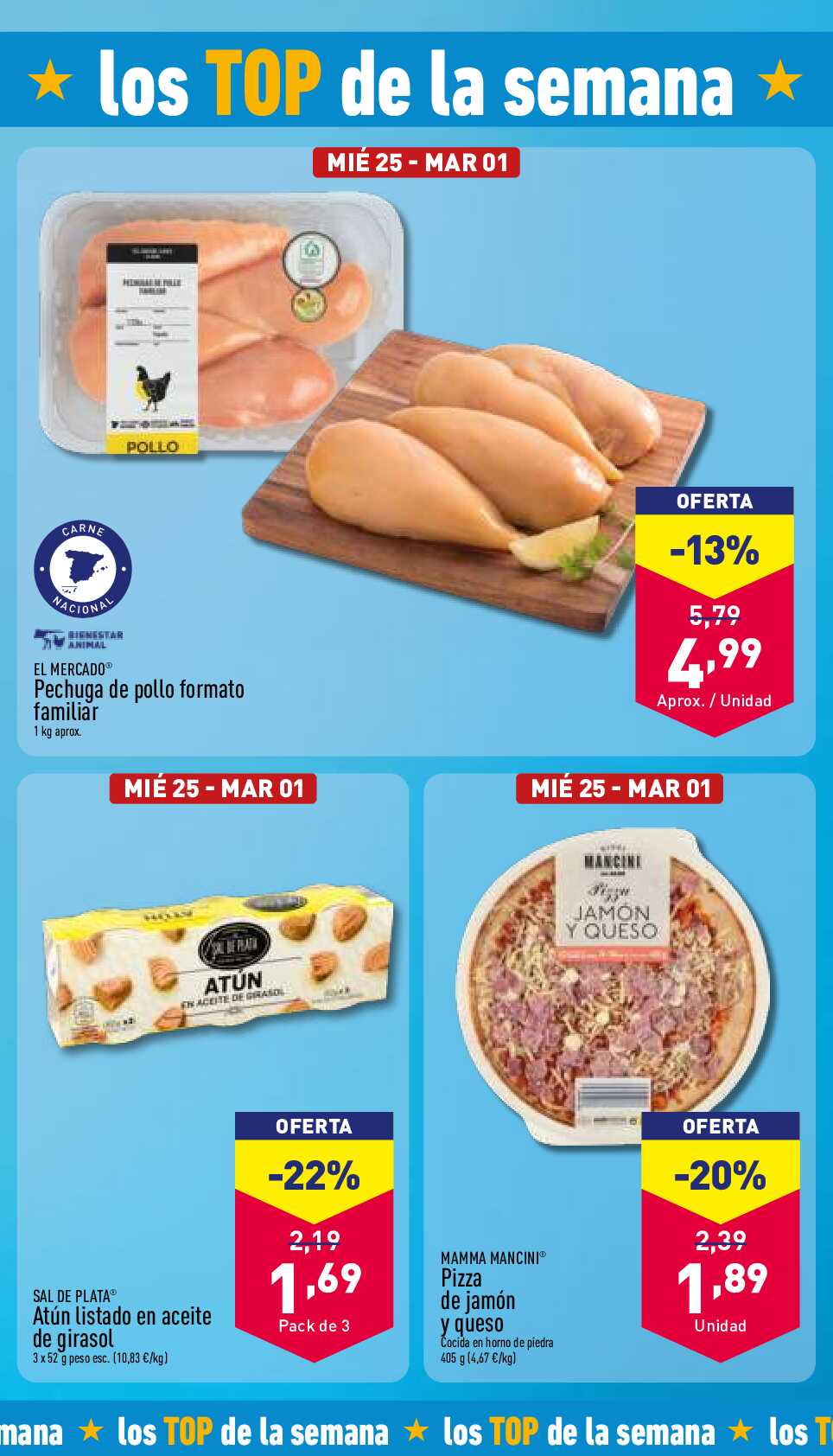 Folleto semanal Aldi. Página 02