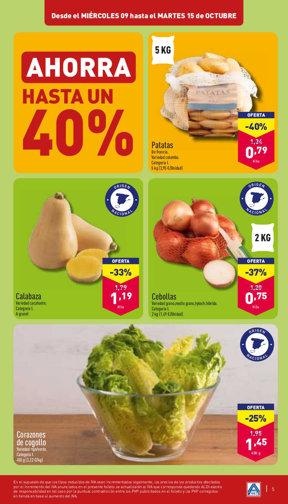 Ofertas de la semana Aldi. Página 05