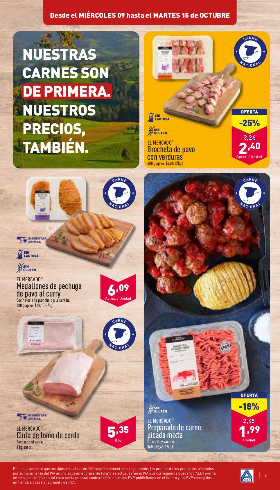 Ofertas de la semana Aldi. Página 07