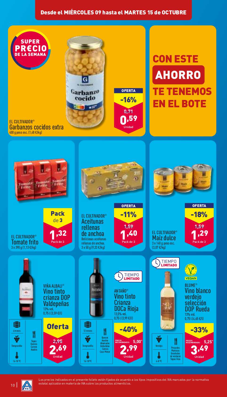 Ofertas de la semana Aldi. Página 10