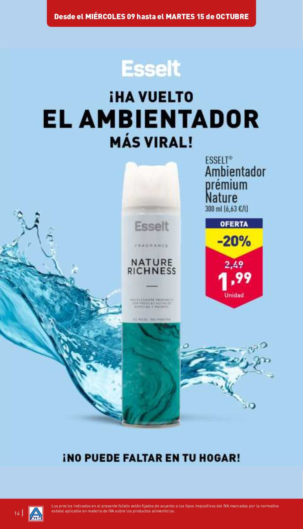 Ofertas de la semana Aldi. Página 14