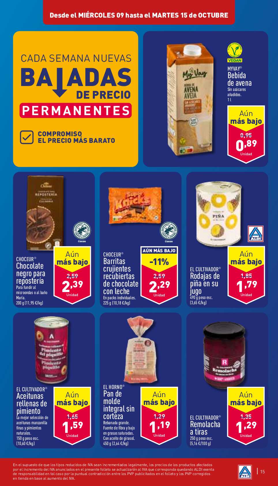 Ofertas de la semana Aldi. Página 15