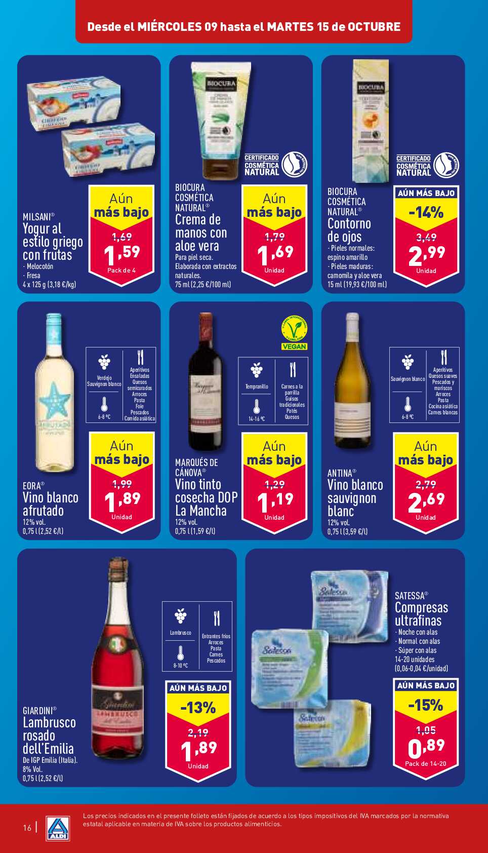 Ofertas de la semana Aldi. Página 16