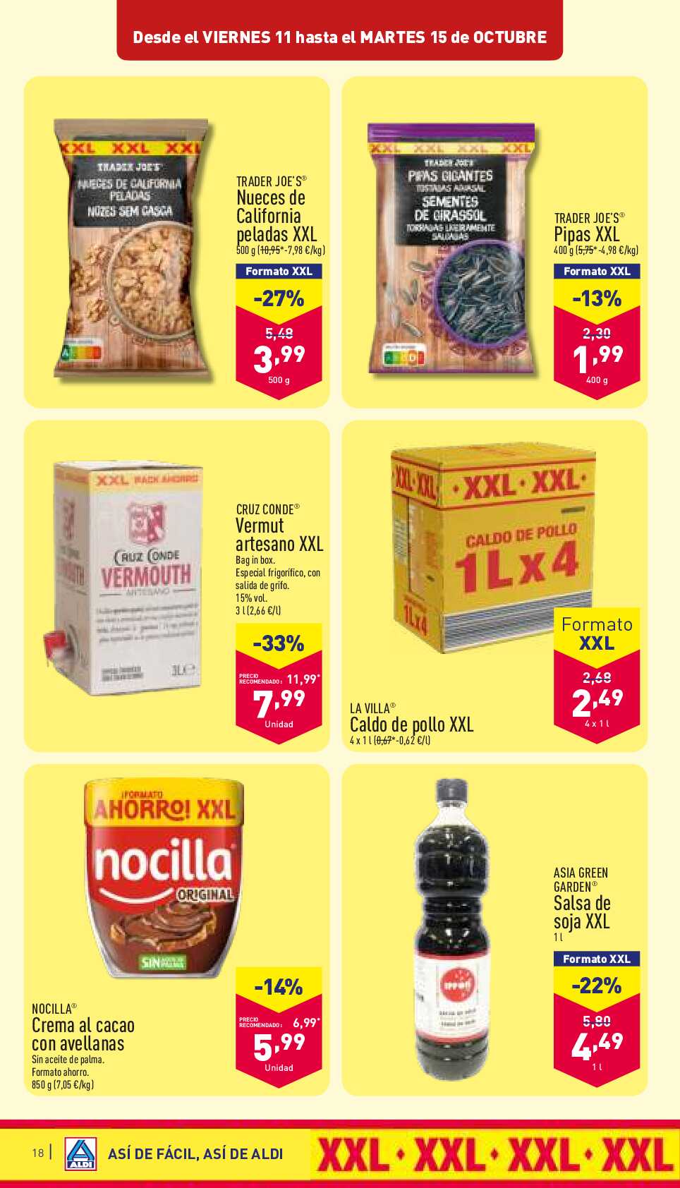 Ofertas de la semana Aldi. Página 18