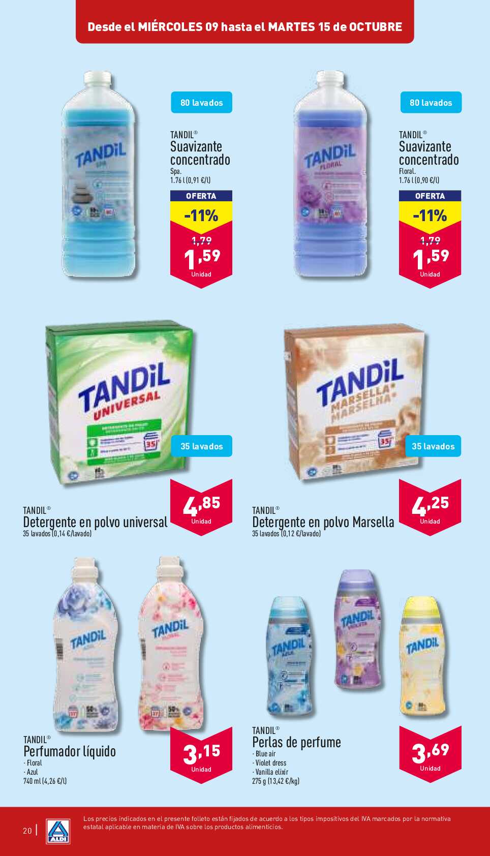 Ofertas de la semana Aldi. Página 20