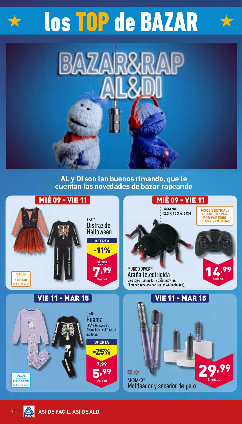 Ofertas de la semana Aldi. Página 22