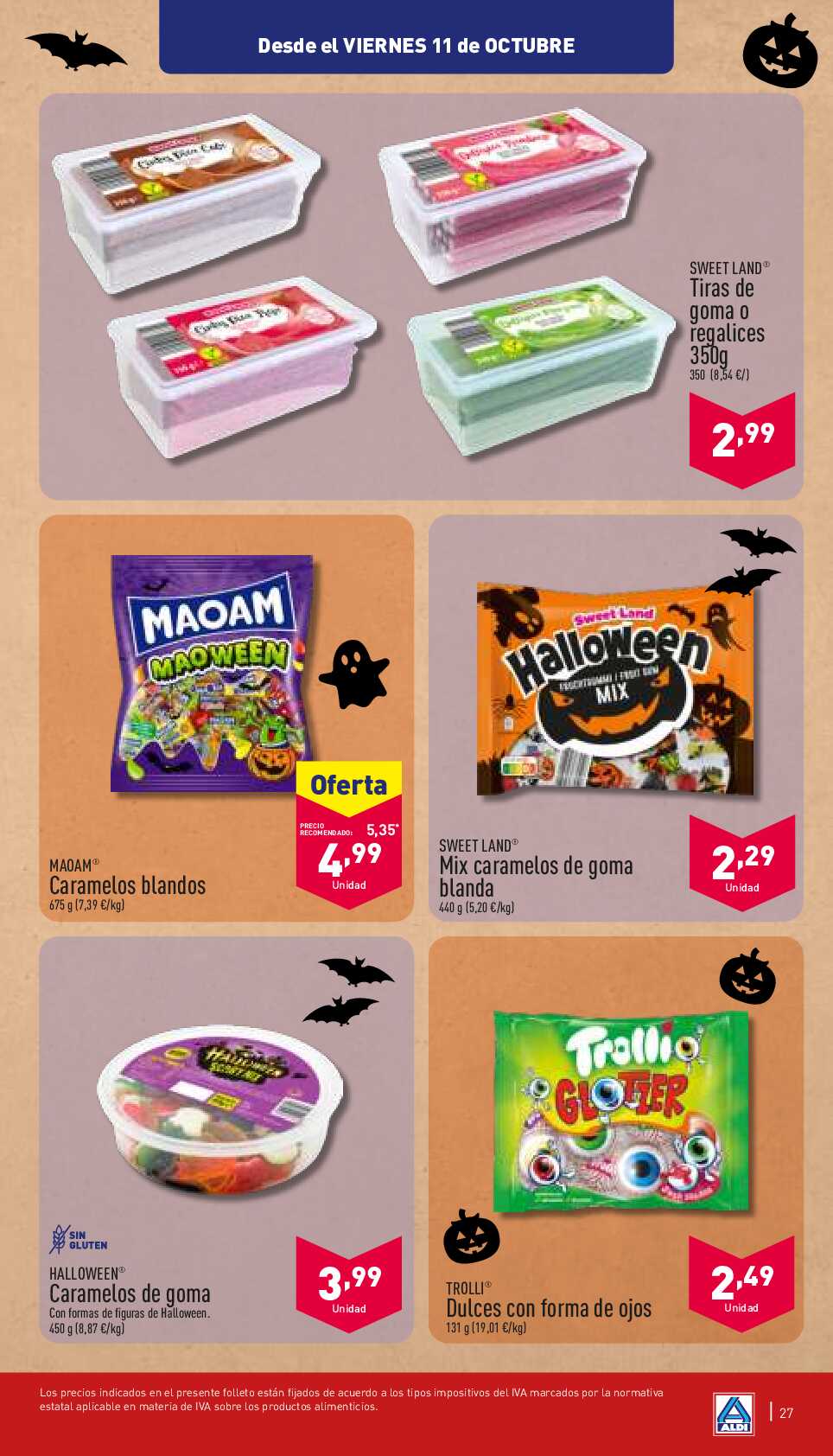 Ofertas de la semana Aldi. Página 27