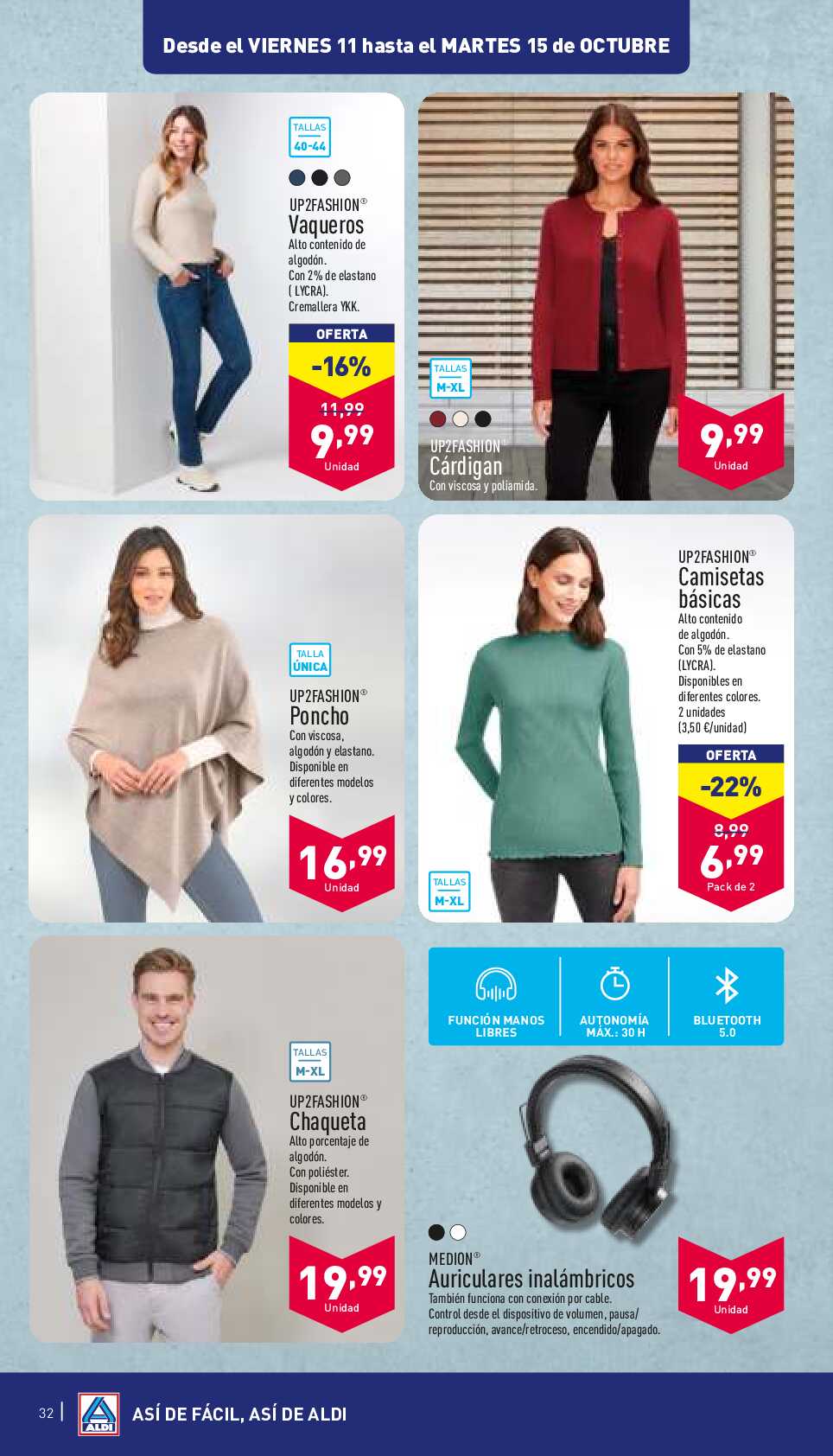 Ofertas de la semana Aldi. Página 32