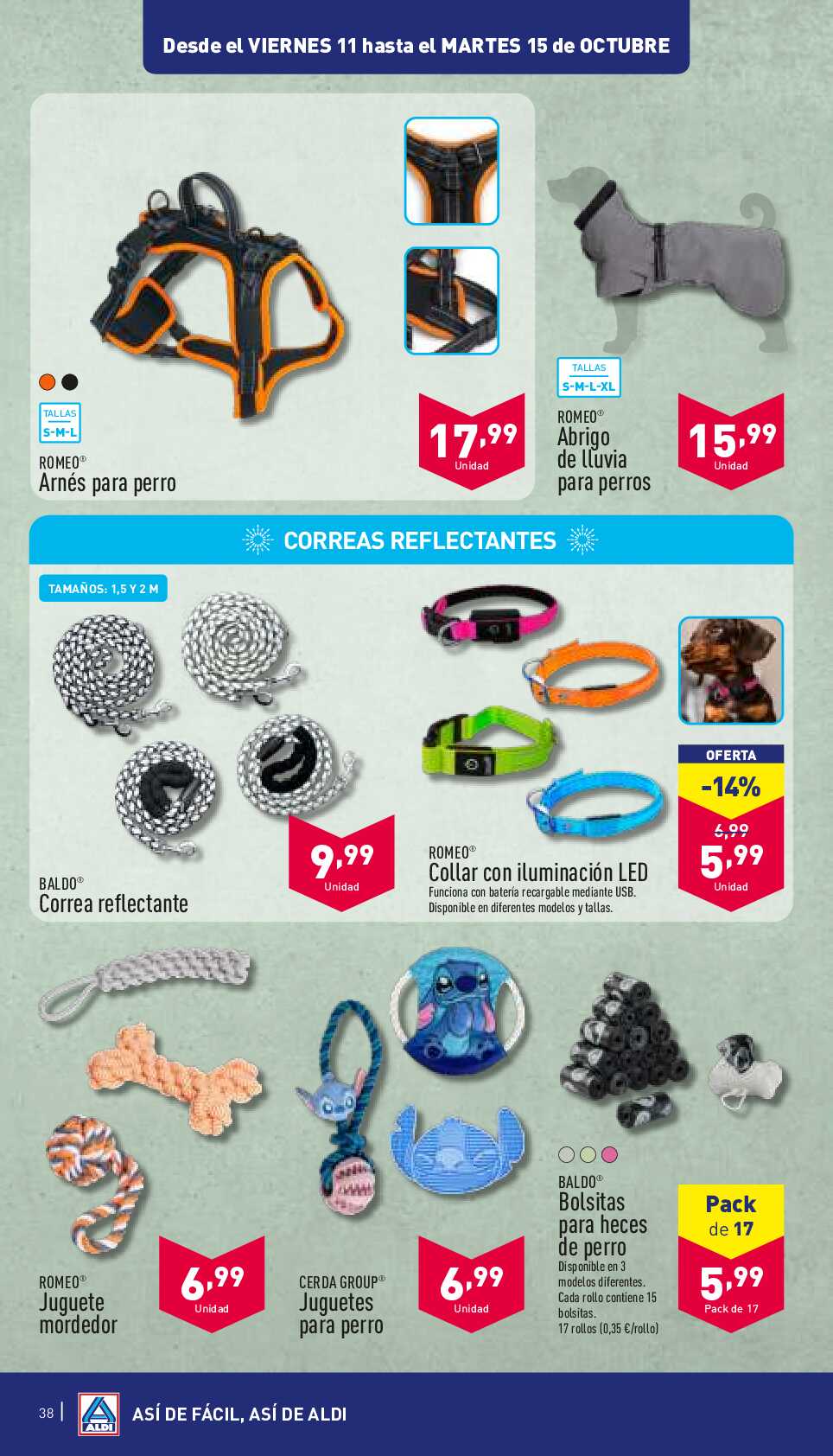 Ofertas de la semana Aldi. Página 38