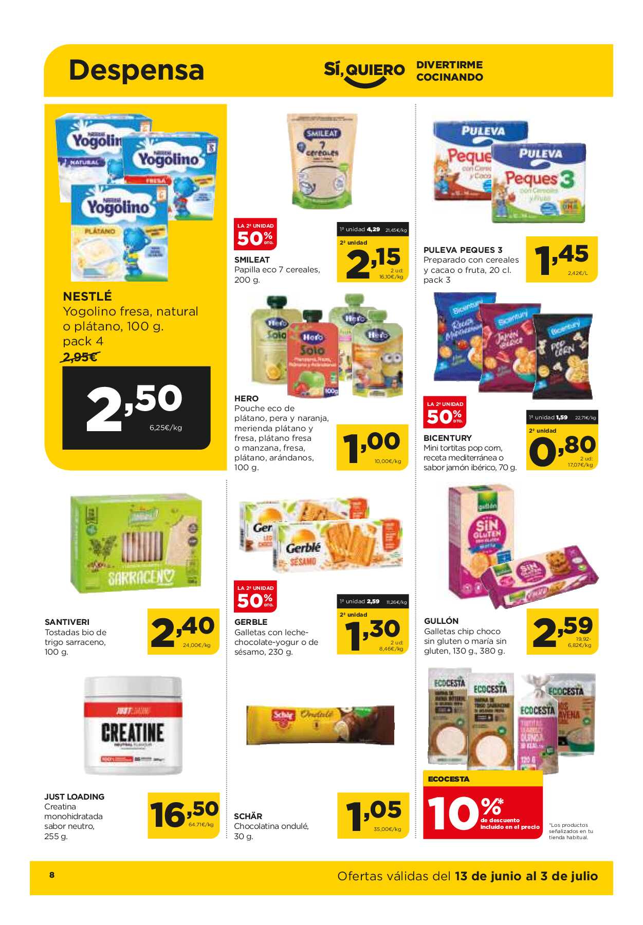 Catálogo de ofertas Alimerka. Página 08