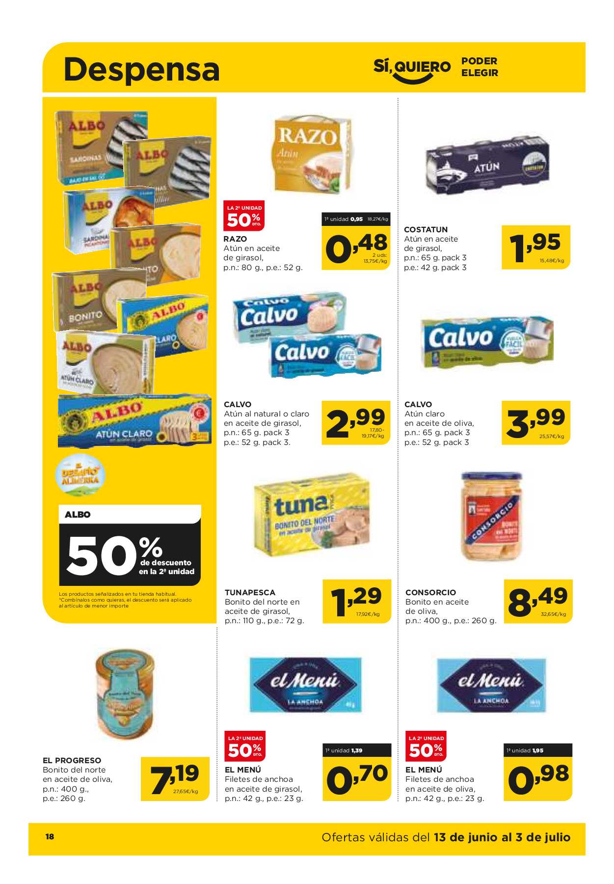 Catálogo de ofertas Alimerka. Página 18