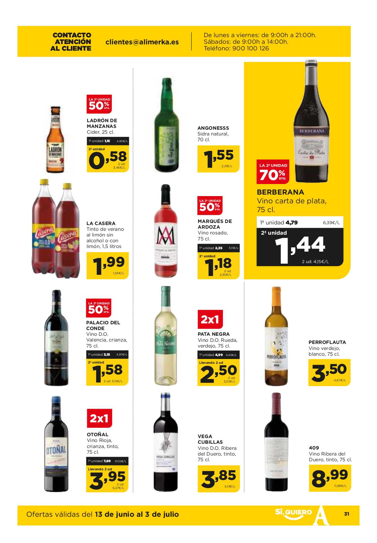 Catálogo de ofertas Alimerka. Página 31