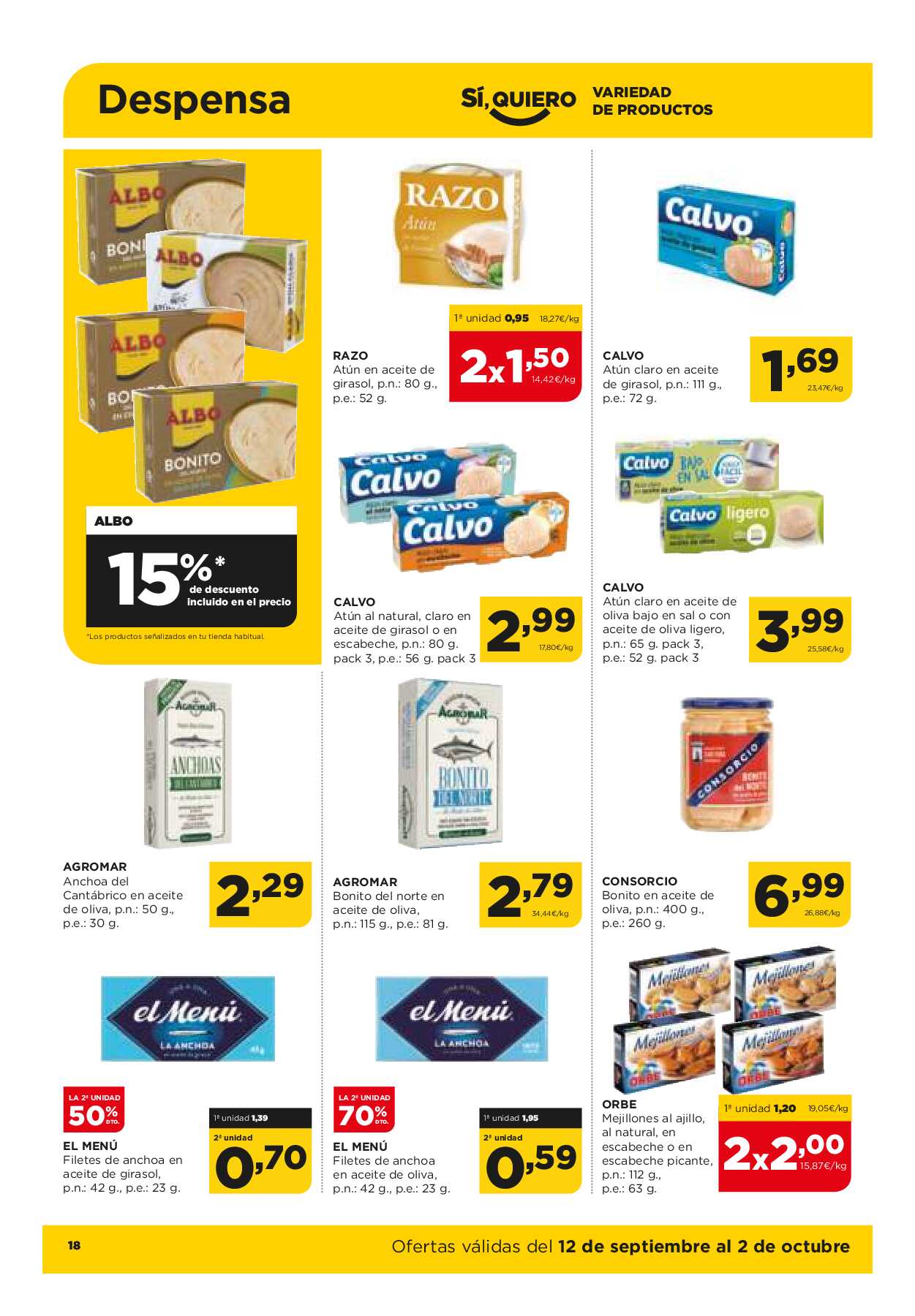 Catálogo de ofertas Alimerka. Página 19