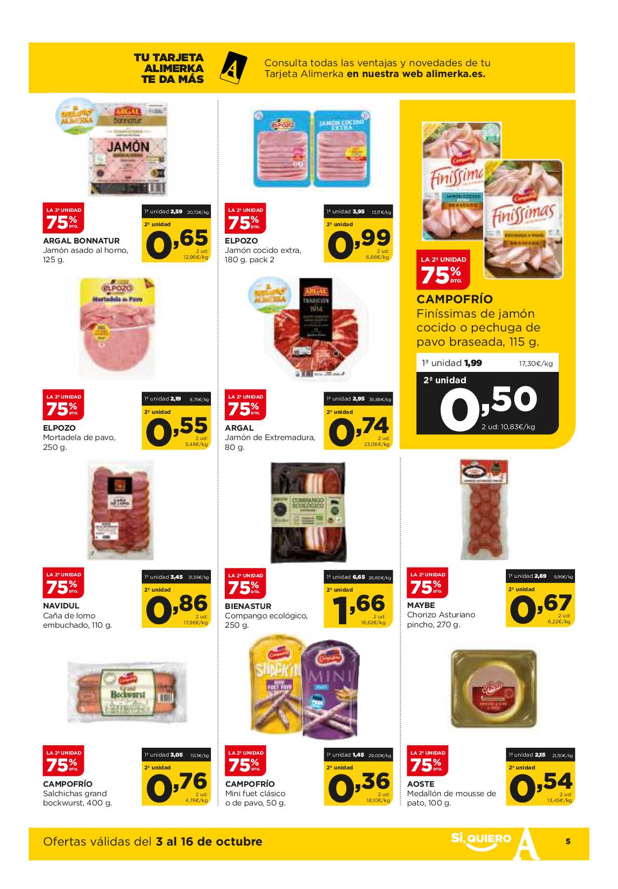 Ofertas quincenales Alimerka. Página 05