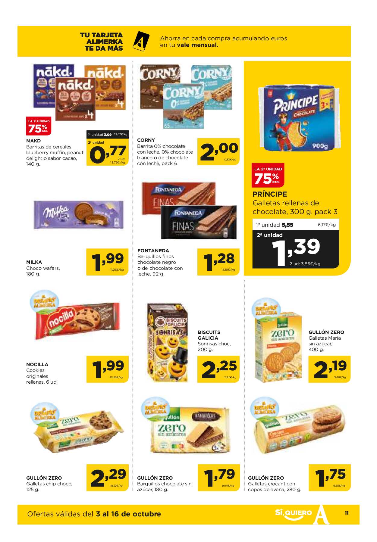 Ofertas quincenales Alimerka. Página 11