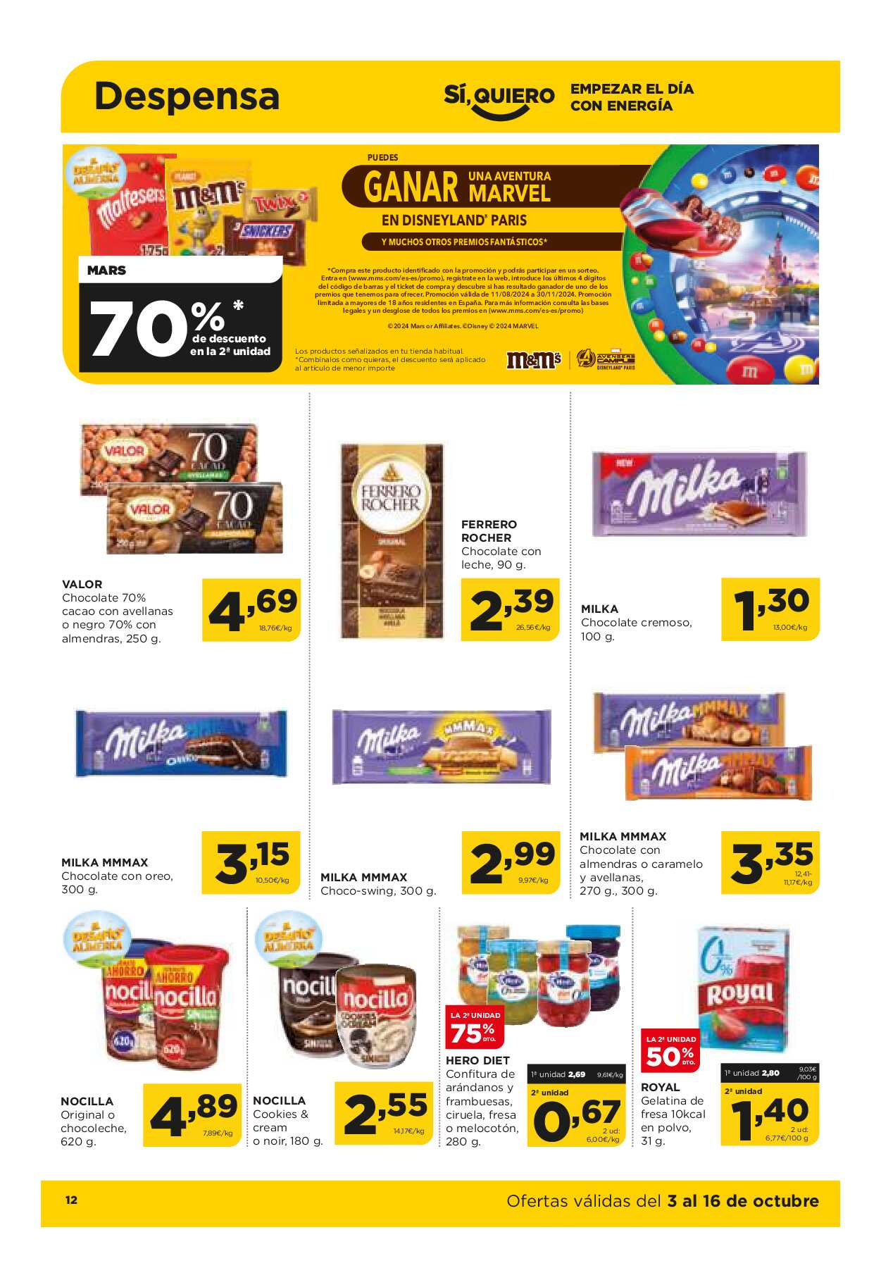 Ofertas quincenales Alimerka. Página 12