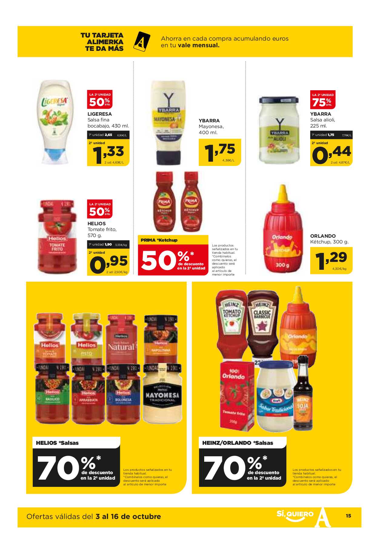 Ofertas quincenales Alimerka. Página 15