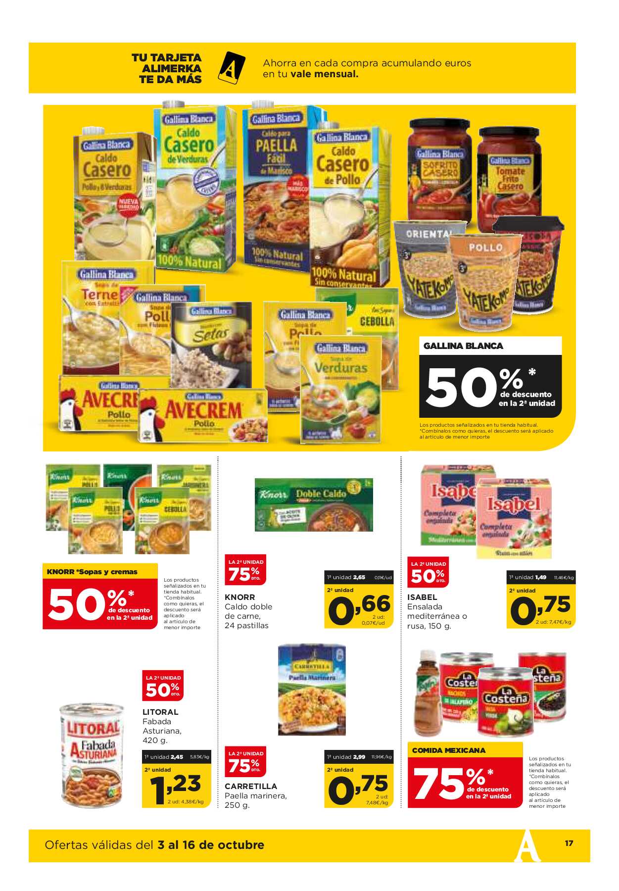 Ofertas quincenales Alimerka. Página 17